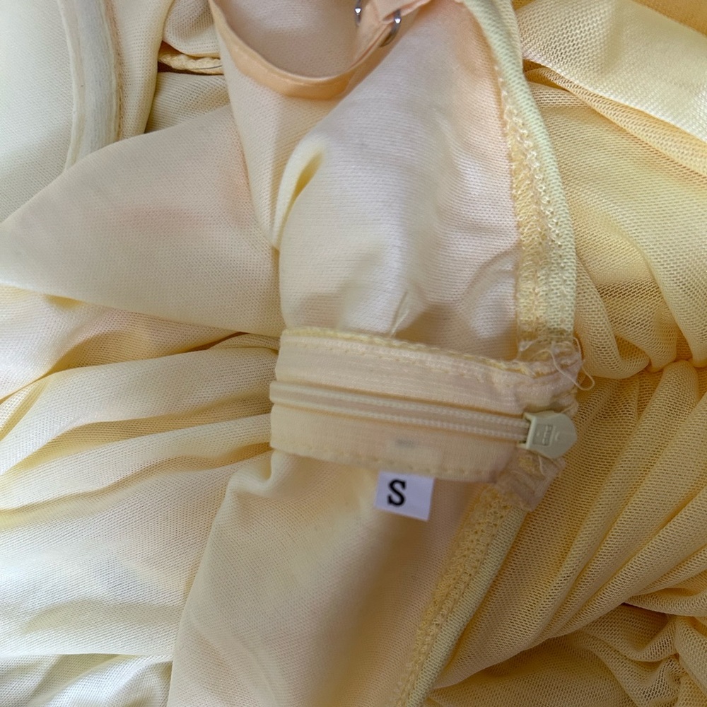 Yellow Homecoming Formal Dress